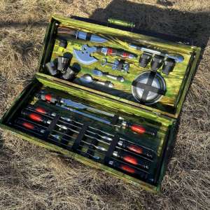 Набір шампурів у дерев'яному кейсі з 43 предметів