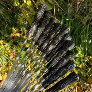 Набір шампурів у дерев'яному кейсі з 36 предметів