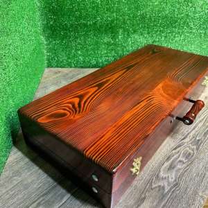 Набір шампурів в дерев'яному кейсі з 26 предметів