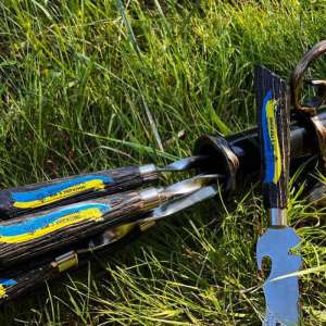 Набір-гармата (Набір шампурів та виделка-ніж в гарматі)