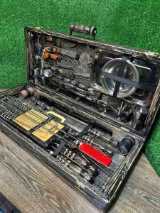 Набір шампурів у дерев'яному кейсі з 53 предметів