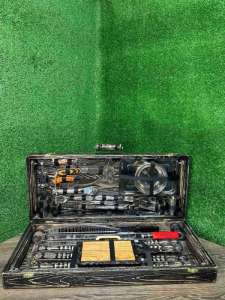 Набір шампурів у дерев'яному кейсі з 53 предметів