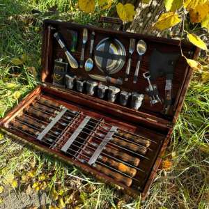 Набір шампурів у дерев'яному кейсі з 66 предметів