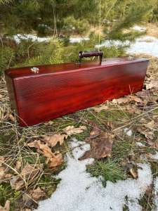 Набір шампурів у дерев'яному кейсі з 27 предметів