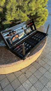 Набір шампурів у дерев'яному кейсі з 20 предметів